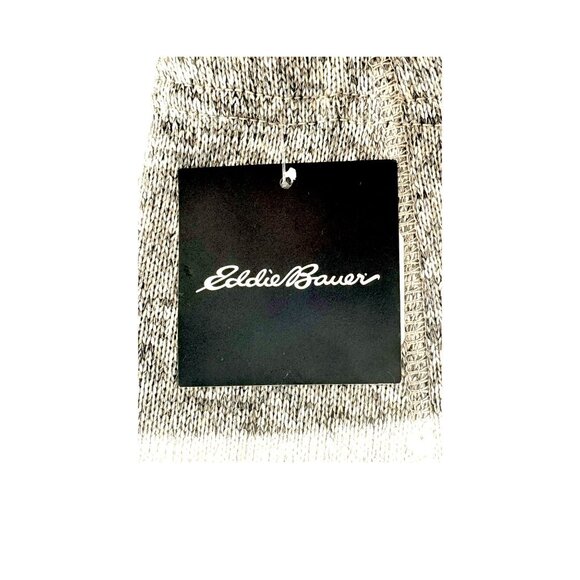 Eddie Bauer Mens Heathered Pullover Radiator Fleece XL Olive Cream 1/4-Zip NWT - Picture 6 of 10